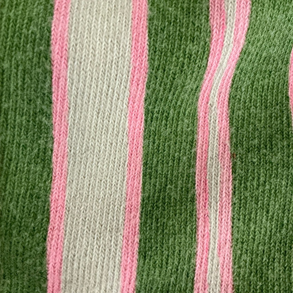 Magnolia Pearl Olive, Pink & Cream Striped Knee-High Socks - Picture 4 of 5